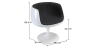 Buy Lounge Chair - White Design Chair - Fabric Upholstery - Brandy Black 13158 - prices