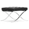 Buy City Ottoman - Premium Leather Black 58377 home delivery