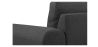 Buy Sofa Corner Design Living-room - 4/5 Seater - Right Angle - Fabric Dark grey 26731 in the United Kingdom