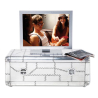 Buy TV Stand - Aviator Style - Levú Steel 26706 in the United Kingdom