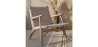 Buy Wood and Rope Armchair - Boho Bali Handcrafted Design - Varina Natural wood 57153 - prices