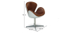 Buy Swin Chair Aviator Armchair - Microfiber Aged Leather Effect Brown 25625 in the United Kingdom