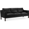 Buy Design Sofa 2213 - 3 seater - Premium Leather Black 13928 - prices