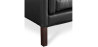 Buy Design Sofa 2213 - 3 seater - Premium Leather Black 13928 - in the UK
