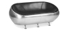 Buy Pod Aviator Design Sofa - Premium Leather Black 26722 - prices