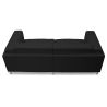 Buy Cava Design Sofa (2 seats) - Faux Leather Black 16611 in the United Kingdom