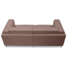 Buy Cava Design Sofa (2 seats) - Faux Leather Coffee 16611 in the United Kingdom