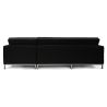 Buy Design Corner Sofa Kanel  - Right Angle - Premium Leather Black 15185 at MyFaktory