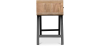 Industrial Style Design recycled wooden desk - Jason - Side View