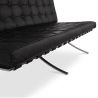 Buy City Sofa  (2 seats) - Faux Leather Black 13262 in the United Kingdom