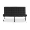 Buy City Sofa  (2 seats) - Faux Leather Black 13262 - in the UK