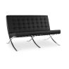 Buy City Sofa  (2 seats) - Faux Leather Black 13262 - prices