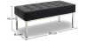 Buy Kanel Bench (2 seats) - Premium Leather Black 13214 - in the UK