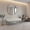 Buy Kanel Bench (2 seats) - Faux Leather Black 13213 - prices