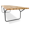 Buy Nordic Style Wooden Bench (180cm) - Lea Natural wood 14640 - in the UK