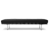 Buy City Bench (3 seats) - Faux Leather Black 13222 - in the UK
