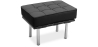 Buy City Bench (1 seat) - Faux Leather Black 15424 home delivery
