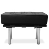 Buy City Bench (1 seat) - Faux Leather Black 15424 - in the UK