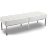 Buy Bench Upholstered in Polyurethane - 3 Seats - Yaner Black 13216 in the United Kingdom
