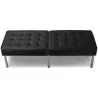 Buy Bench Upholstered in Polyurethane - 3 Seats - Yaner Black 13216 in the United Kingdom