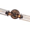 Buy Edison Chandelier Straight Wall lamp – Carbon Steel Black 50866 in the United Kingdom