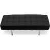 Buy City Bench (2 seats) - Faux Leather Black 13219 at MyFaktory