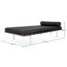 Buy City Daybed - Faux Leather Black 13228 with a guarantee