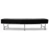 Buy Montes  Sofa Bench - Faux Leather Black 13700 - in the UK