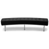 Buy Montes  Sofa Bench - Faux Leather Black 13700 - in the UK