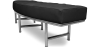 Buy Montes  Sofa Bench - Faux Leather Black 13700 - in the UK