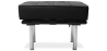 Buy City Bench (1 seat) - Premium Leather Black 15425 - in the UK