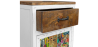 Buy Grange&Co Mango Bedside Table - Iron and Wood White 51299 at MyFaktory