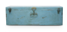 Buy Industrial vintage design locking trunk Blue 58326 - in the UK