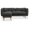Buy Scandinavian style corner sofa - Eider Dark grey 58759 - in the UK