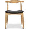 Buy Scandinavian design Chair CV20 Boho Bali - Premium Leather Black 16436 - in the UK