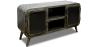 Buy Industrial Antique Vintage Style TV Cabinet - Grange & Co. - Iron Steel 54023 - prices