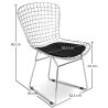 Buy Wiren Chair Black 16450 - in the UK