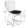 Buy Wiren Chair Black 16450 - in the UK