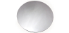 Buy Vintage Industrial silver side table - Metal Silver 51324 in the United Kingdom