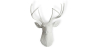 Buy Wall Decoration - White Deer Head - Ika White 55737 - in the UK