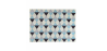 Buy Rhombus Design Rug - Wool - Wolla Blue 58284 - in the UK