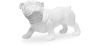 Buy Decorative Design Bulldog Dog Sculpture - Resin White 58444 - in the UK