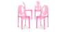 Buy X4 Dining chair Victoire Design Transparent Pink transparent 16459 in the United Kingdom