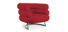 Buy Bivedoo Armchair  - Premium Leather Red 16501 in the United Kingdom