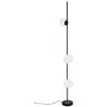 Buy Agnes 3 Bulbs Floor Lamp - Metal and Glass Black 59622 - in the UK