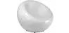 Buy Pada Ball Chair Armchair - Faux Leather White 13195 - prices