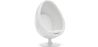 Buy Armchair Ele Chair - White Exterior - Faux Leather White 13193 - prices