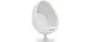 Buy Armchair Ele Chair - White Exterior - Faux Leather White 13193 - prices