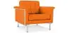 Buy Armchair City - Premium Leather Orange 13181 with a guarantee