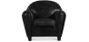 Buy Club Armchair - Premium Leather Black 54287 - in the UK
